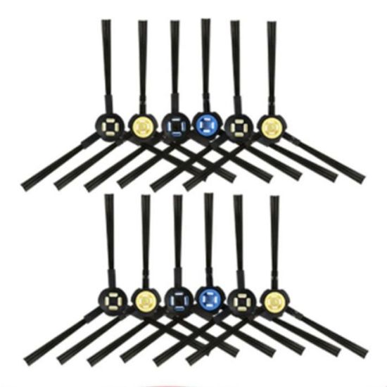 FUANA Seitenbürsten Für ILIFE Roboterstaubsauger - 10 Stück Ersatzbürsten Set