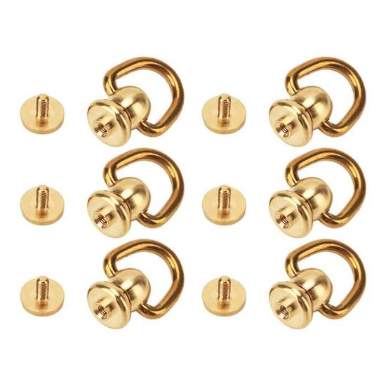 Lot De 3 Chaînes à Goujons Laiton Pivotantes – 24 Et 18 Cm – Occasion