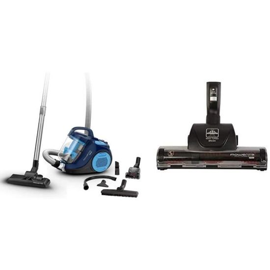 Aspirateur Rowenta Swift Power Cyclonic 900W - Sans Sac, Compact, Filtration Avancée | RO2981EA Bleu