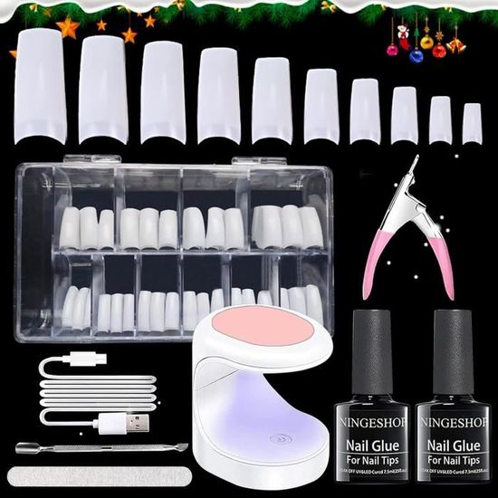 Lot De 8 Tubes Colle à Ongles 3g - Pour French Manucure Et Nail Art - Neuf