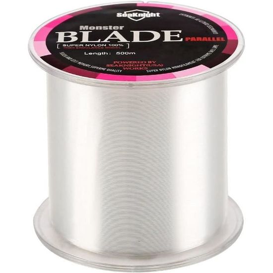 6 Bobines De Fil De Pêche Nylon Tortue - Résistance 4.9 Kg / 10.5 N - 100 Mètres (noir)