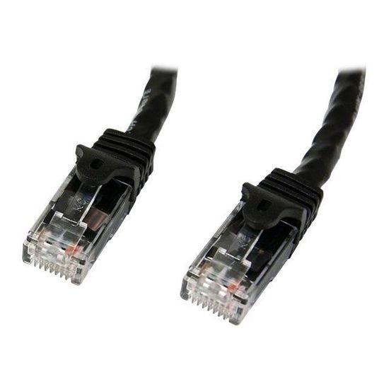 STARTECH Câble réseau Cat6 Gigabit UTP - Sans crochet - 10 m - Cordon Ethernet RJ45 anti-accroc - Câble patch Mâle / Mâle - Noir