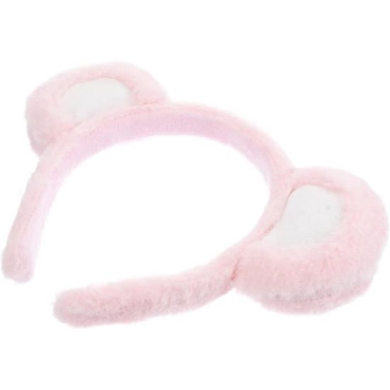 Tyqour Serre-tête avec oreilles d'ours - Bandeau confortable pour adultes - Accessoire de décoration de fête cosplay