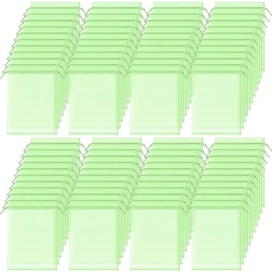 100 Pièces Sac De Protection De Fruits De Raisins, Sac En Organza Des