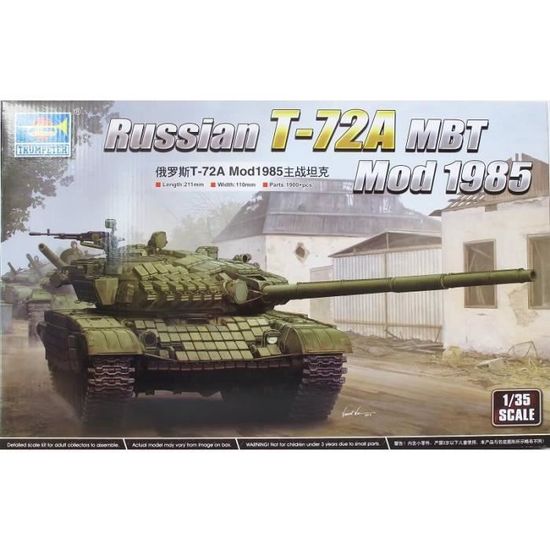TRUMPETER - Maquette Char Russian T-72a Mbt Mod1985 Trumpeter 09548 1 ...