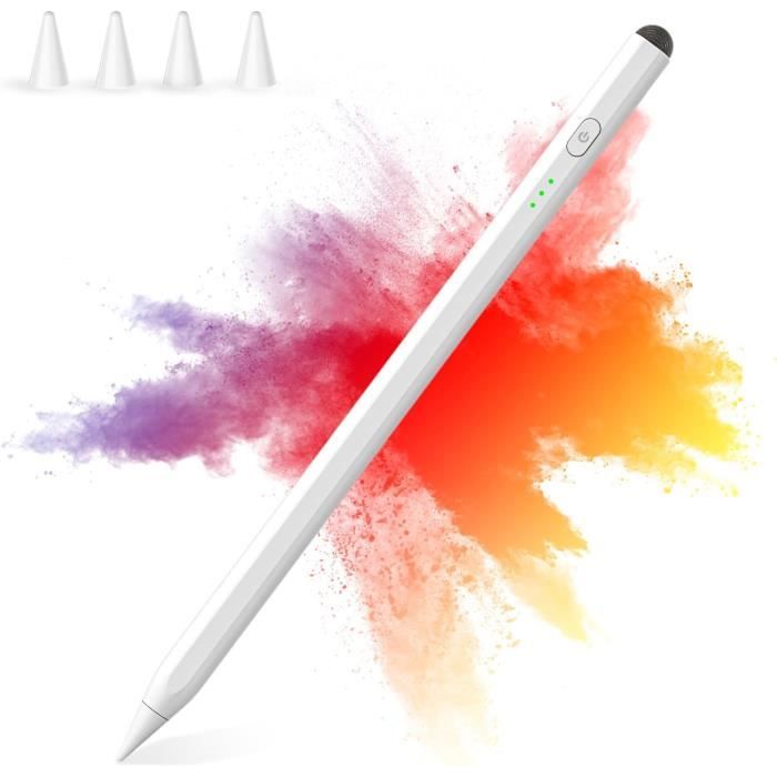 Stylet Pencil 2 en 1 pour iPad 2018-2023,Stylet Actif Capacitif pour Une Charge Rapide et Une Détection d'inclinaison,Pen.[Y160]
