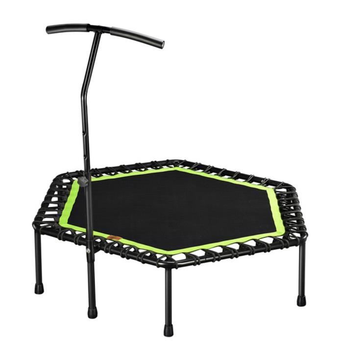 Mini-trampoline silencieux de 48 -avec poignée réglable