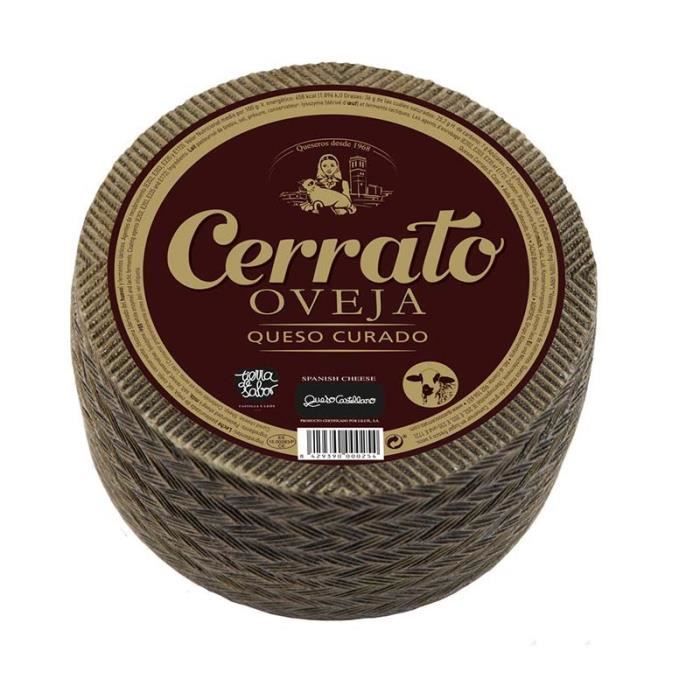 1/2 Fromage pur brebis type mancgego vielli de 1,5 kg