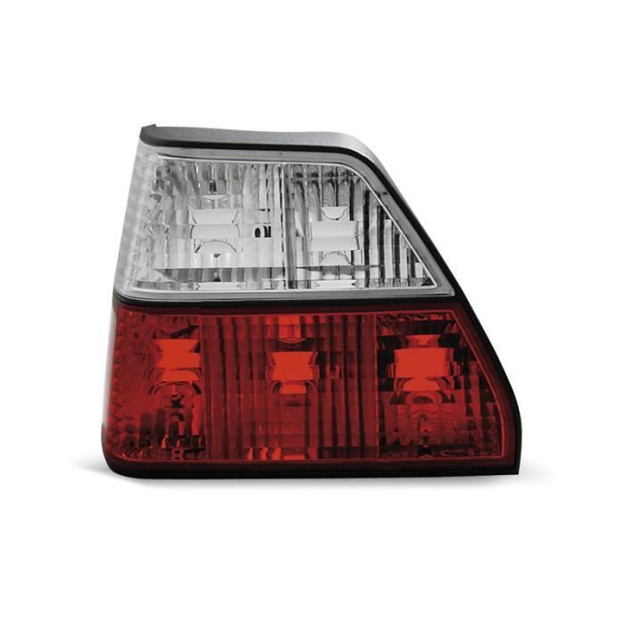 Paire de feux arrière VW Golf 2 83-91 rouge blanc LTVW95