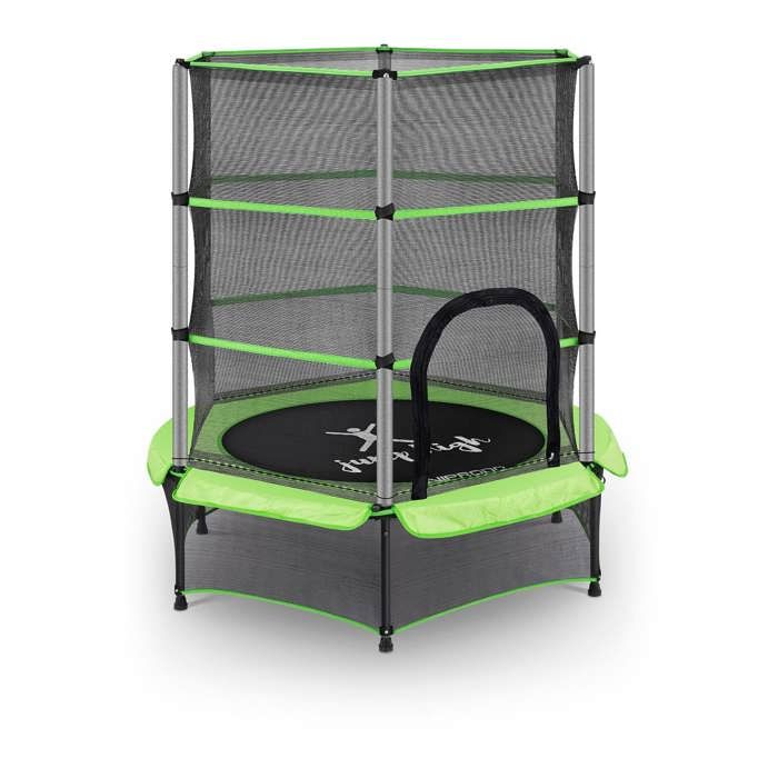 Trampoline pour enfants de jardin d'extérieur et d'intérieur Uniprodo diamètre 140cm Vert