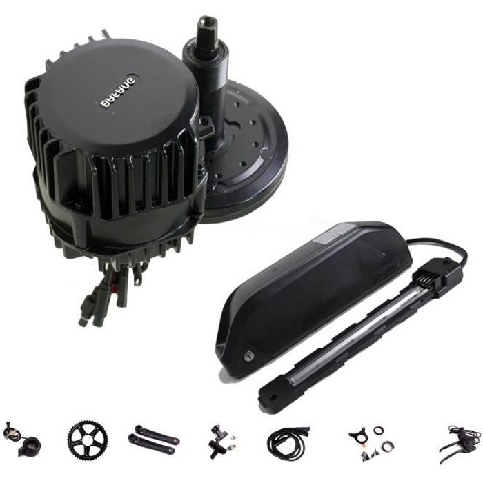 BAFANG BBS02B 36 500W moteur Pédalier centrale Conversion kit pour VTT vélo électrique avec 36v17ah Batterie de lithium écran 850C