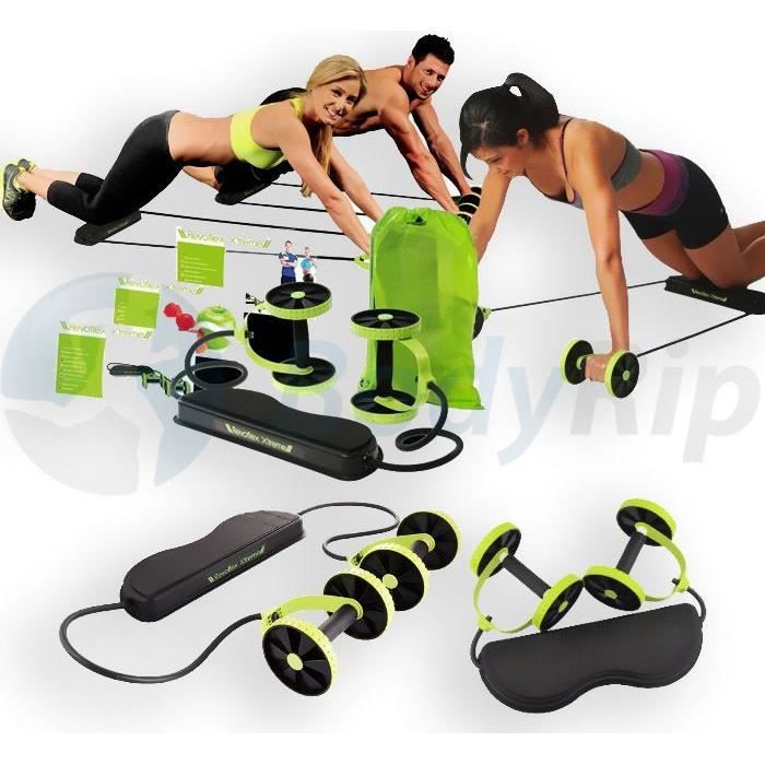 BodyRip Revoflex Xtreme Gym de corps total Exercice de résistance abdominale Abs Trainer