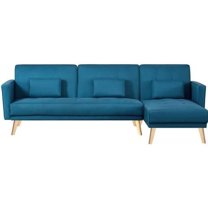 Canapé d'angle Bleu Moderne