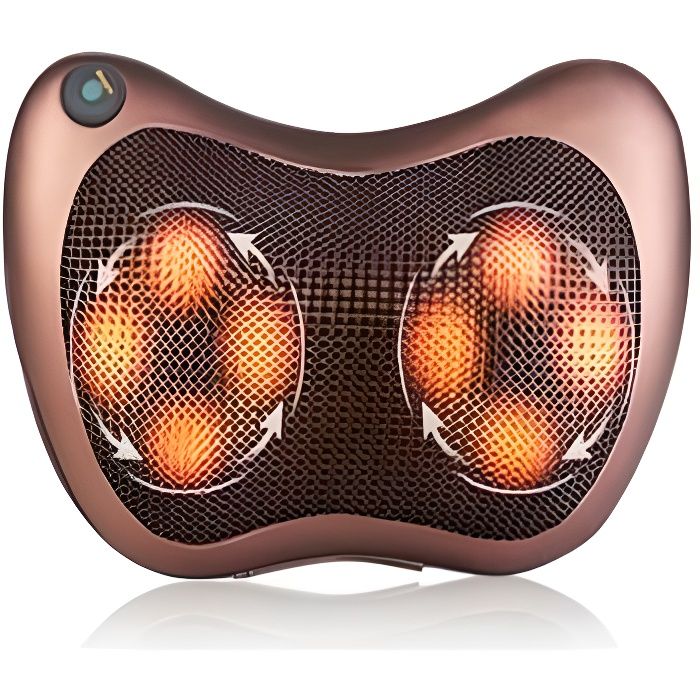 EXBON® Coussin massage chauffant, massant bien etre shiatsu