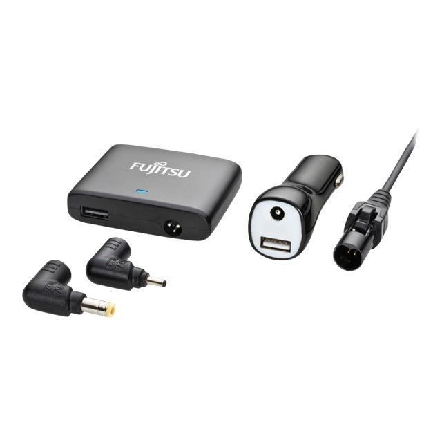FUJITSU Adaptateur de voiture - 67 W - Pour Ordinateur Portable, Lecteur MP4, Netbook, Téléphone Mobile, Lecteur MP3, Tablette PC