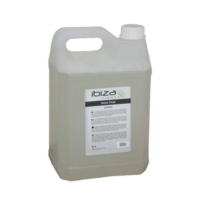 Bidon de 5 Litres de liquide spécial machine à neige IBIZA SNOW5L