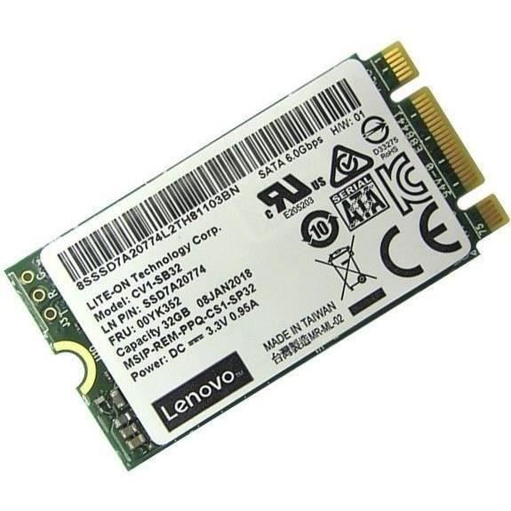 LENOVO Disque SSD 2,5- ThinkSystem CV1 - 32 Go - interne - M,2 - SATA 6Gb/s