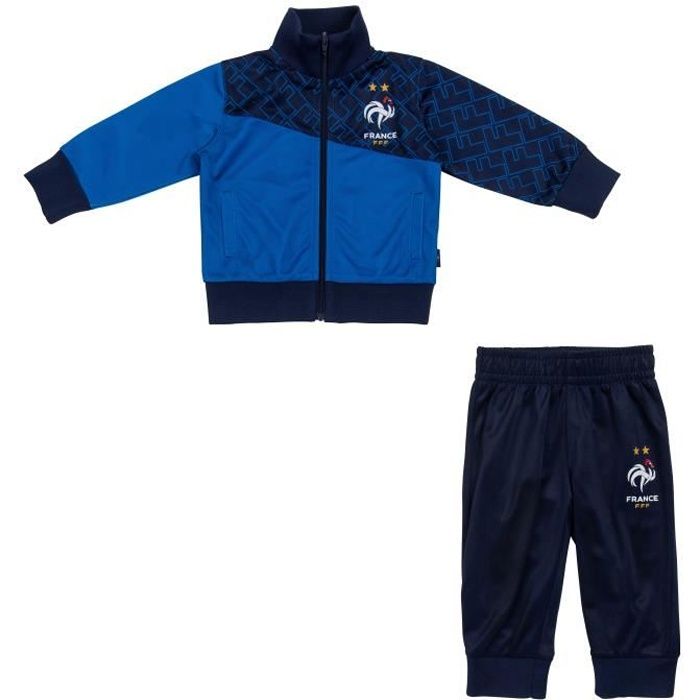 Survêtement bébé garçon FFF - Collection officielle Equipe de France de Football