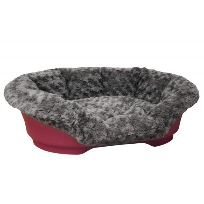 Nobby Housse pour lit en Plastique Gris foncé 92 x 61 x 26 cm L - 60973-74