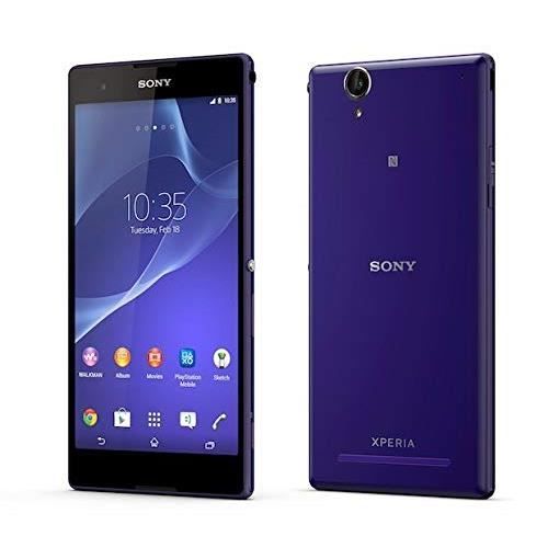 Sony Xperia T2 Ultra, (D5303), Smartphone 6- (Quad-Core 1.4 GHz, RAM de 1 Go, 8 Go, 13 MP, Android 5.0), Violet