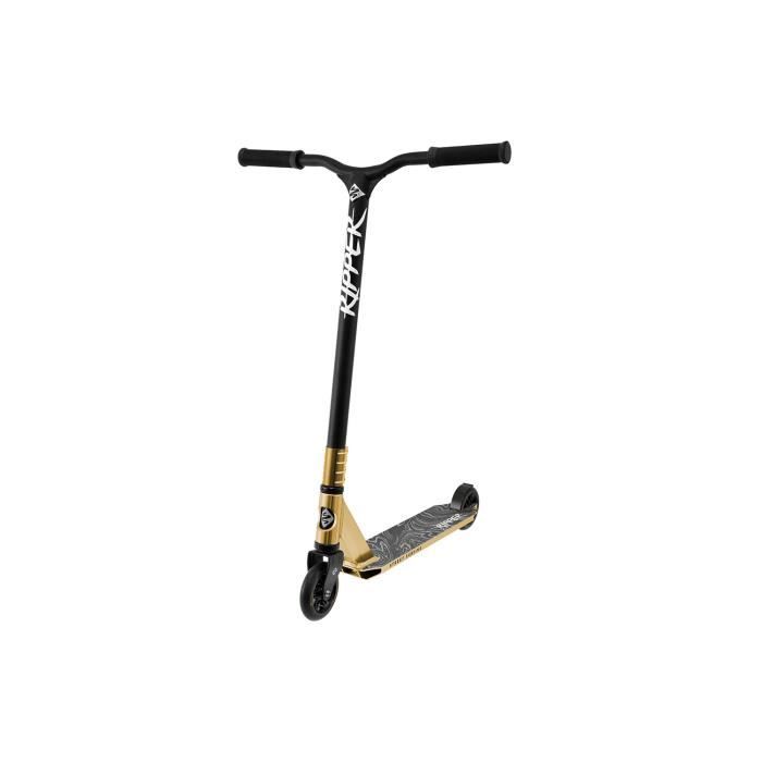 StreetSurfing RIPPER BLOODY GOLD, Trottinette Stunt, Noir, Or, 2 roue(s), Frein à pied, 10 cm, Aluminium