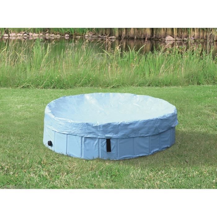 TRIXIE Protection de piscine - Ø 120 cm - Bleu clair - Pour chien