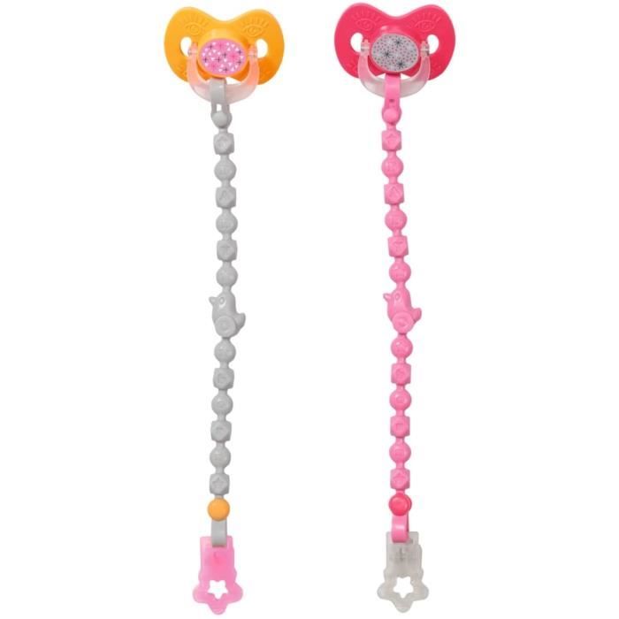 Zapf Creation 832486 Baby born Magic Tétine & chaîne 43cm