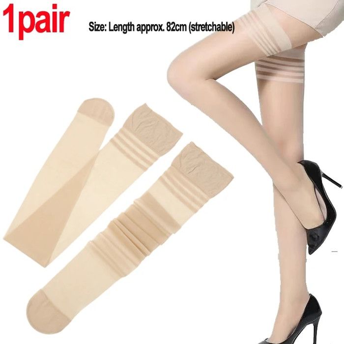 Bas Transparents Dentelle Sur Le Genou Aurélie – 20 Deniers, Noirs, Taille XS à L, Pour Tenue Chic Ou Quotidienne