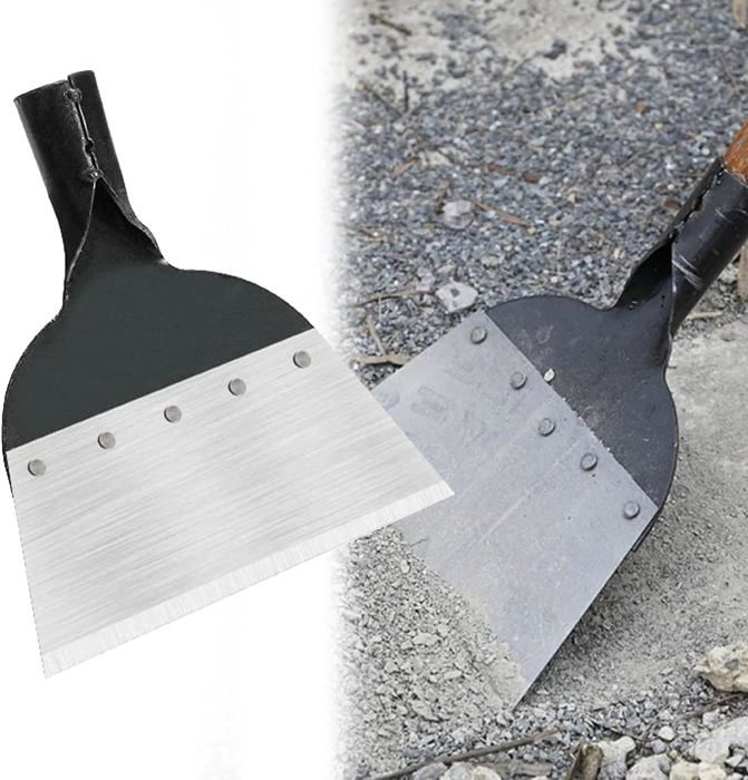 Pelle De Jardin Multifonction Sporgo - 23 Cm (sans Manche) - Acier Au Manganèse épaissi - Pour Désherber, Gratter, Dégivrer