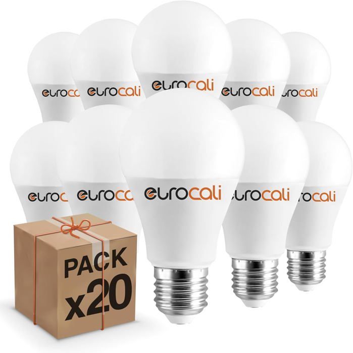 Ampoule Led – Douille E27 – Lumière Blanche Chaude 2 700 K - Lot De 5