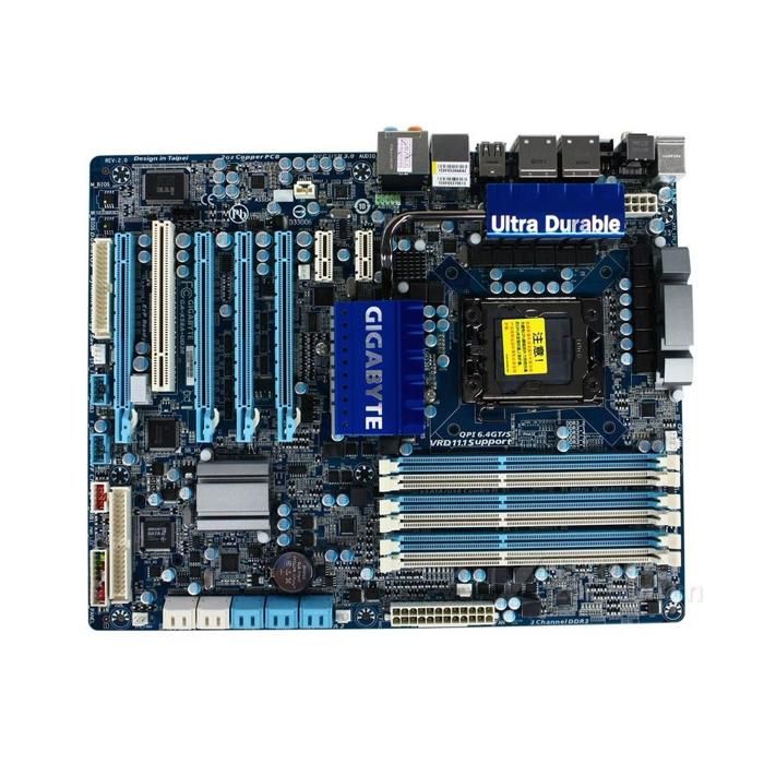 Carte mère GIGABYTE GA-X58A-UD3R Intel X58 Socket LGA1366 6xDDR3 SDRAM 24GB ATX - Gigabyte