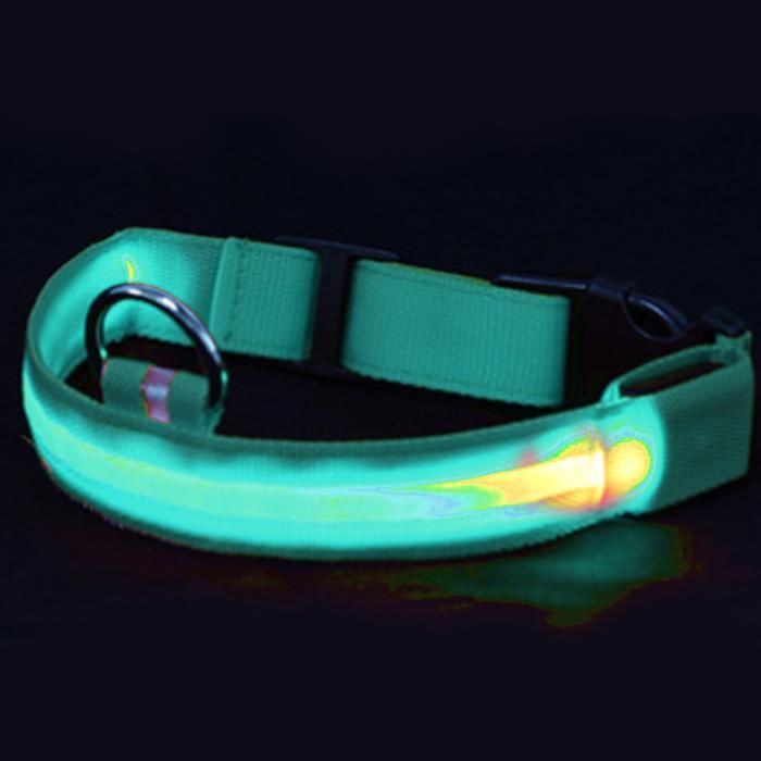 Meilleurs prix pour Collier LED rechargeable pour chiens avec visibilité accrue pour les promenades nocturnes