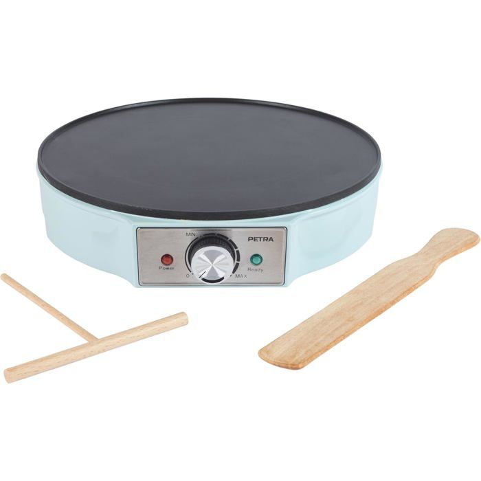 Crêpière Électrique 3000W Plaque 40cm - Professionnelle Pour Crêpes, Pancakes, Omelettes