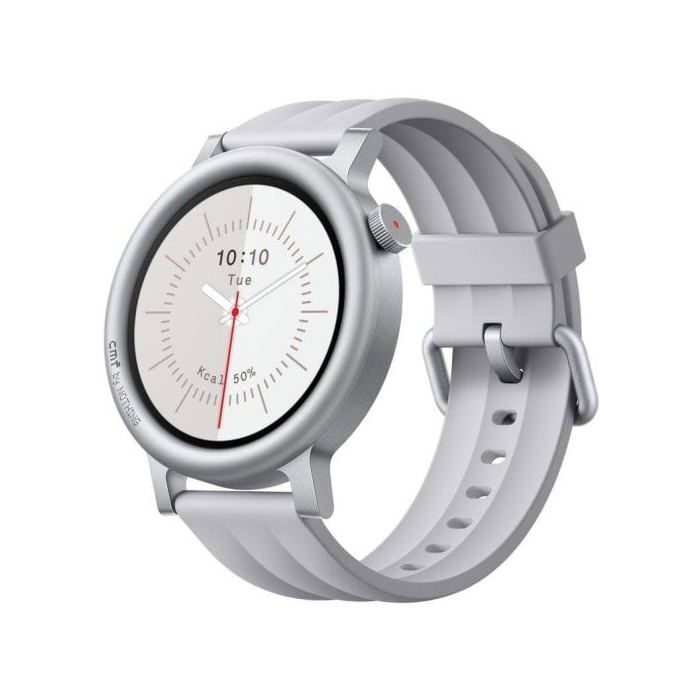 Smartwatch CMF by Nothing Watch 3 Pro Pantalla AMOLED 1.43 GPS doble banda 13 días duración batería Gris Claro
