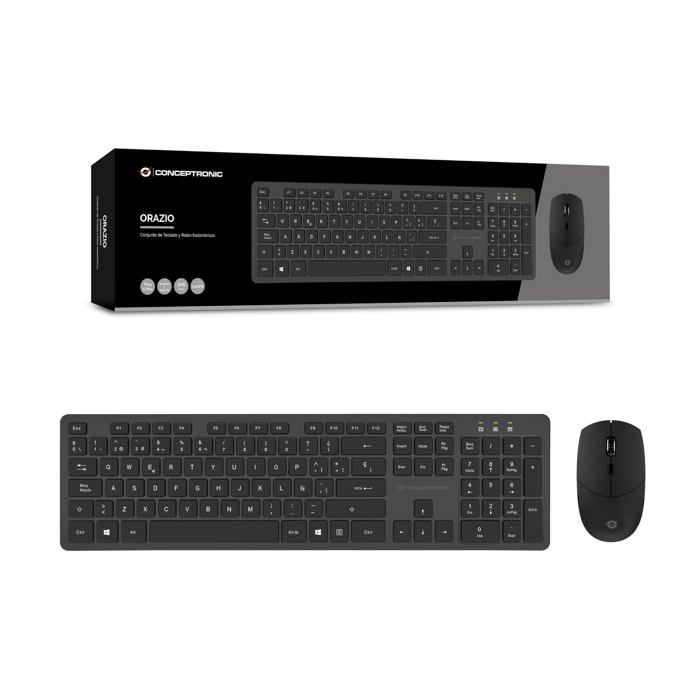 Clavier Conceptronic Orazio01ES – Sans Fil QWERTY Espagnole, 109 Touches - vue 2