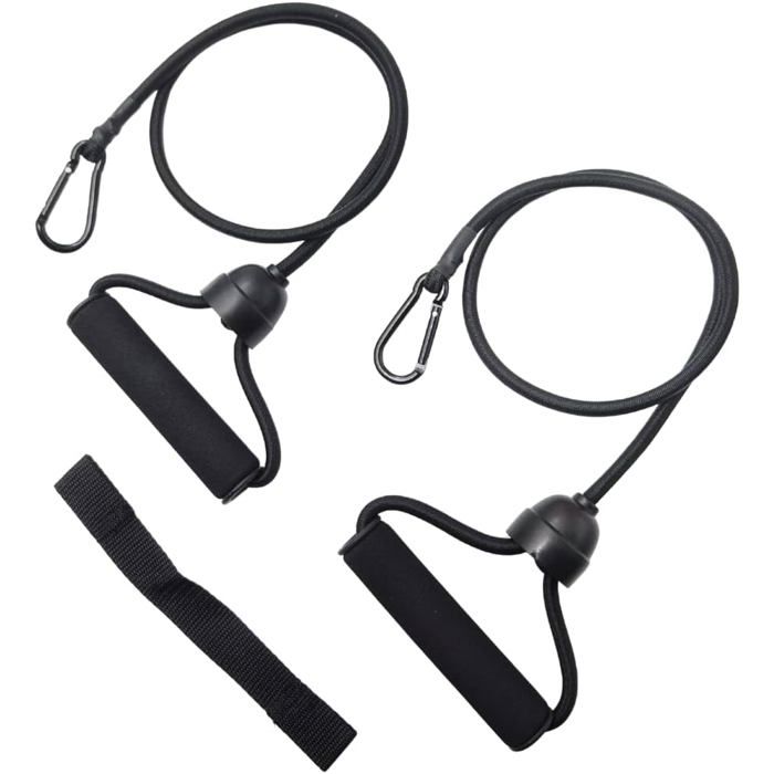 Kit Musculation Maison Kit Bandes élastiques Fitness InnoTi - 5 Niveaux De Résistance | Avec Poignées Et Sangles Cheville | 100-150 Lbs Elastiques Training 150lb