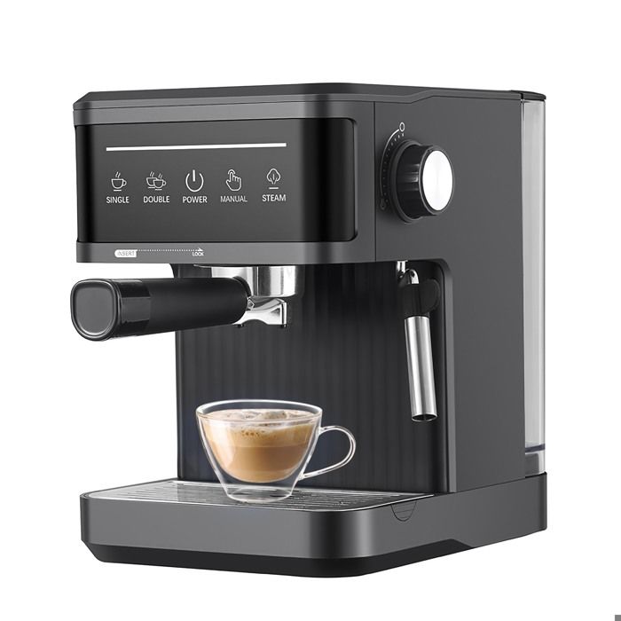 Moulinex Soleil Cafetière expresso à pompe, 15 bars, Mousseur à lait Moulinex Soleil Cafetière expresso à pompe, 15 bars, Mousseur à lait