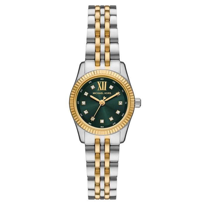 Montre femme Michael Kors Lexington MK4986 - acier cadran vert quartz étanche 5 ATM
