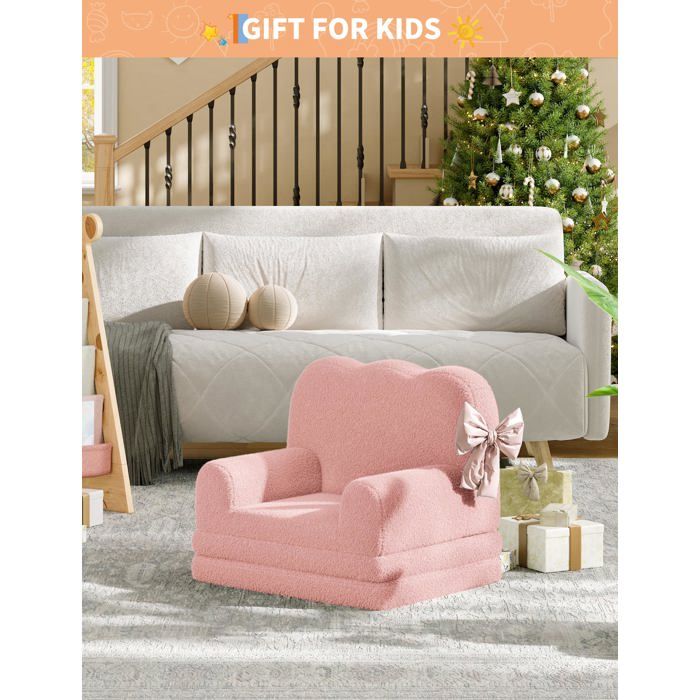 Canapé enfant convertible - GARVEE - Convertible 2 en 1 - Mousse haute densité - Poids léger 3 3 kg - Base antidérapante Canapé enfant convertible - GARVEE - Convertible 2 en 1 - Mousse haute densité - Poids léger 3 3 kg - Base antidérapante