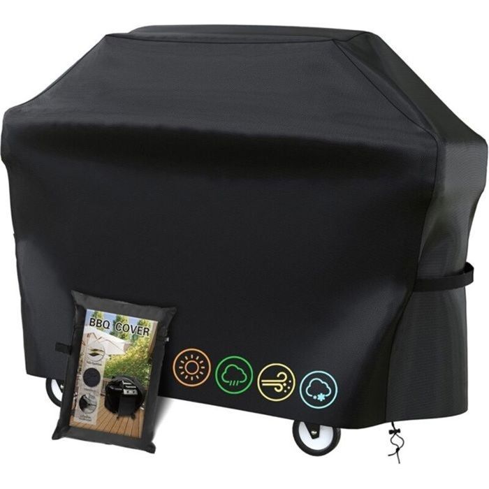 Housse barbecue extérieur145x61x117 cm - Résistant aux UV - Imperméable - Matériau Oxford 210D