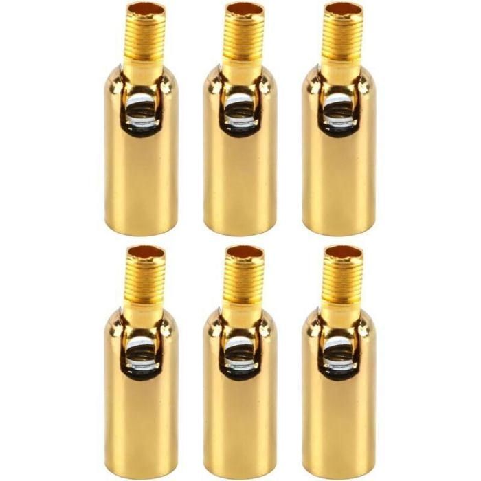 Adaptateur plafonnier incliné 180° filetage M10 pour plafond irrégulier doré