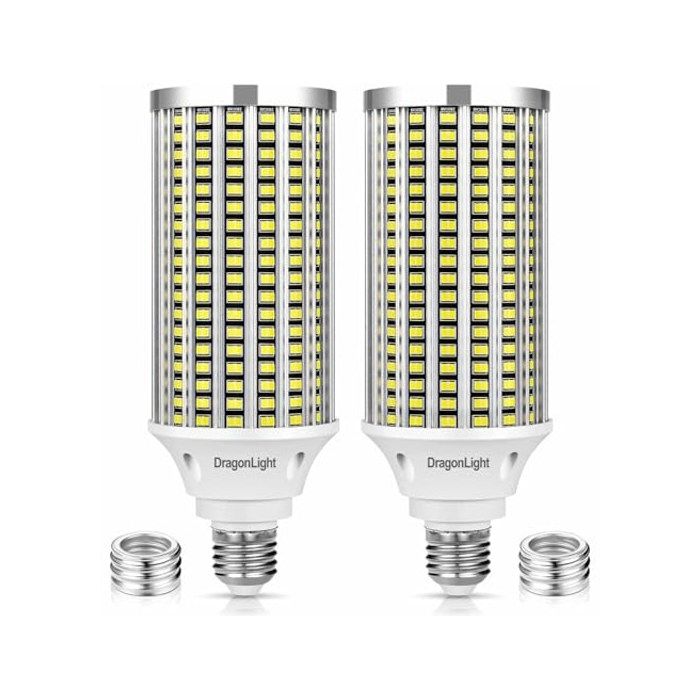 60W Ampoules LED Super Bright Corn Light (200W MH/HPS Replacement) - E27/E40 Edison 6000K Cool White 7 200LM pour léclairage