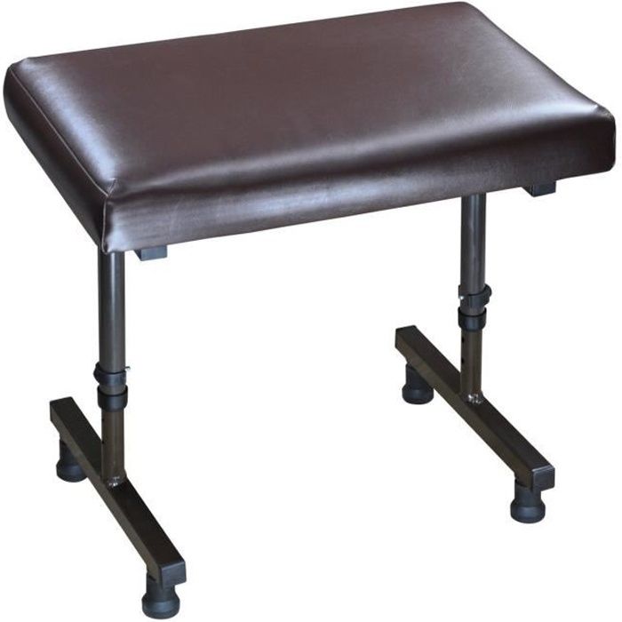 tabouret repose jambes (avec ou sans roulettes) - vg818 aidapt