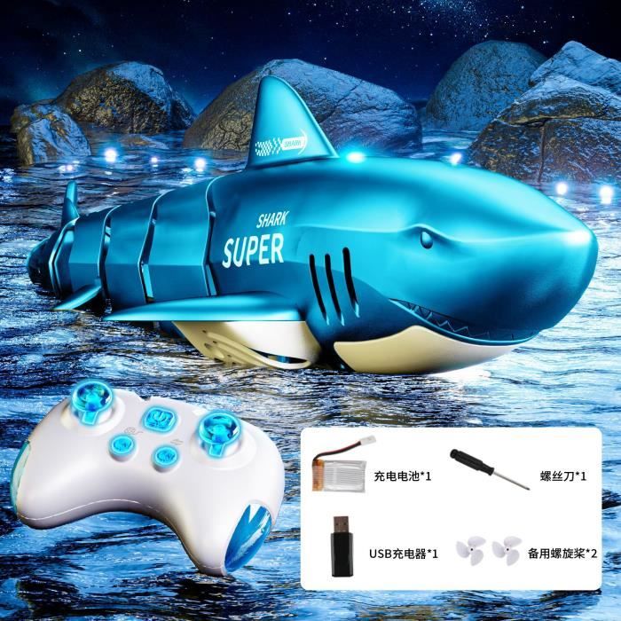Snookids – Jouet Dauphin Télécommandé 2.4 GHz – Simulateur Réaliste Avec Balle Rotative – Double Hélice – Portée 40 M – Été, Piscine, Lac – Cadeau Enfant