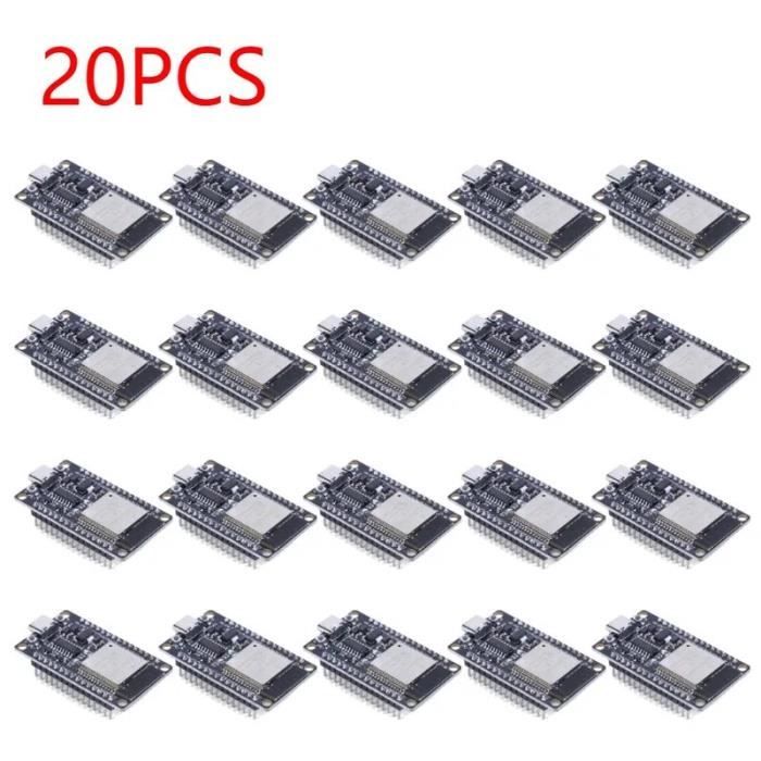 Carte De Développement ESP-32S ESP32 - WiFi 2.4GHz + Bluetooth Dual Core - Pack De 2 Modules