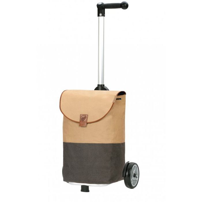 Sac Chariot De Courses Andersen Basil Bloom - Pliable, Léger, Made In Germany