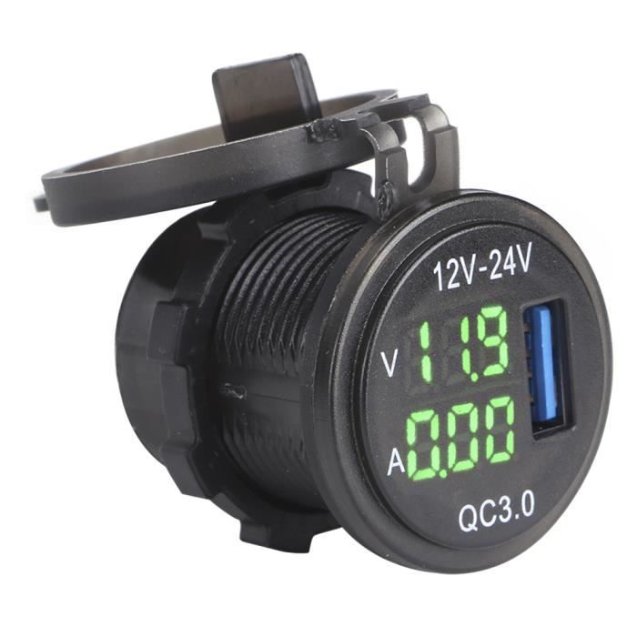 Ampèremètre Voltmètre Analogique 12V 52mm 60-0-60A Pour Voiture Et Tuning