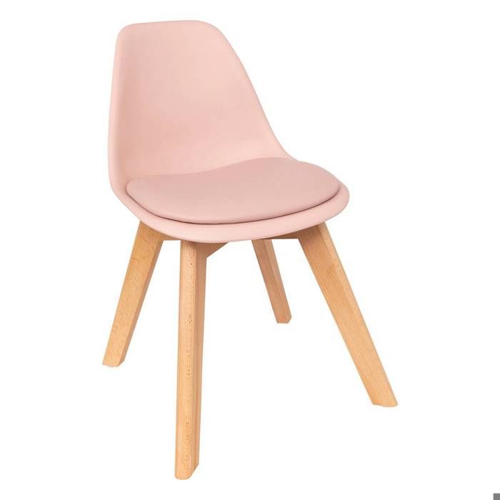 Chaise enfant Baya rose - Atmosphera Créateur dintérieur