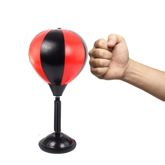 Sac de Boxe Sac De Boxe De Bureau sur Pied Soulagement du Stress avec Support De Balle De Vitesse De Boxe Mini Balle De Décompression Balle De Boxe De Bureau La Photo Peut Être Placée Pedestal Boxing