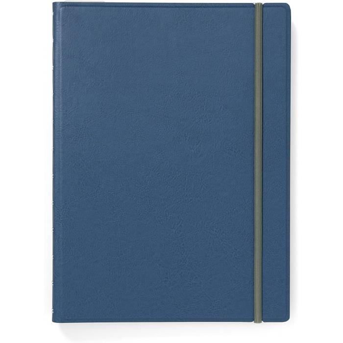 Porte-menu A4 Bleu – Couverture En Relief, élastique, Facile à Nettoyer